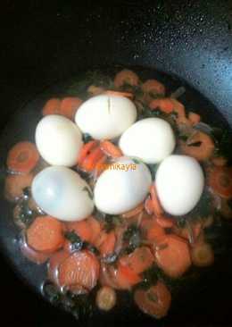 Sop telur wortel. Cocok utk menu si kecil