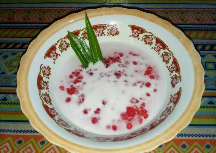 bahan dan cara membuat Bubur Sagu Mutiara