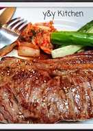 Beef yakiniku steak