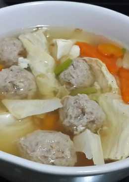 Sup Baso babi udang kembang tahu