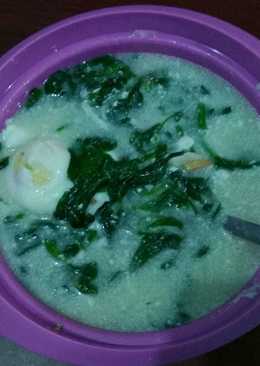 Bobor Bayam Telur Ceplok