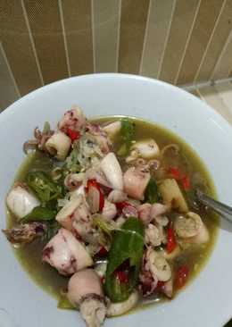 Cumi Asin Cabe Ijo Kuah