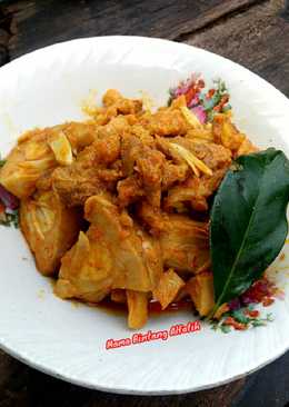 Rendang daging + nangka muda