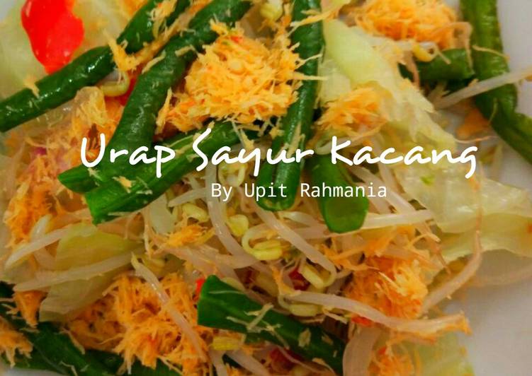 resep lengkap untuk Urap Sayur Kacang Panjang