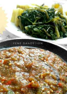 Plecing Kangkung Sambal Mangga #Dandelion