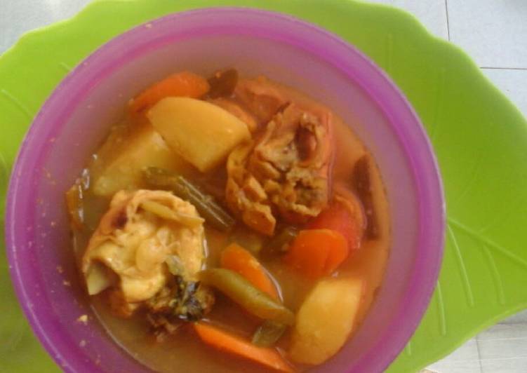 resep masakan Sop ayam kuning