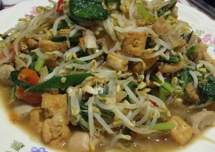 resep makanan Tumis Tauge Jamur Tofu
