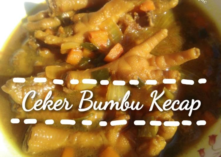 Resep Ceker Bumbu Kecap ala Mie Ayam