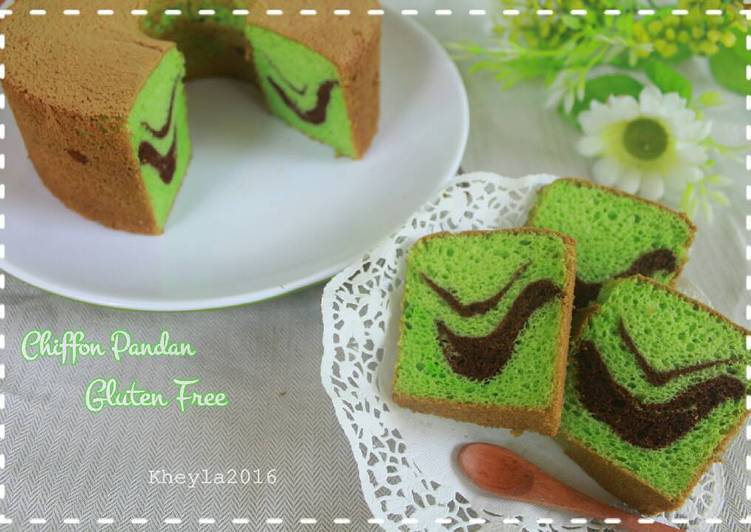 resep makanan Chiffon Pandan Tepung Beras (gluten free) Super Simple