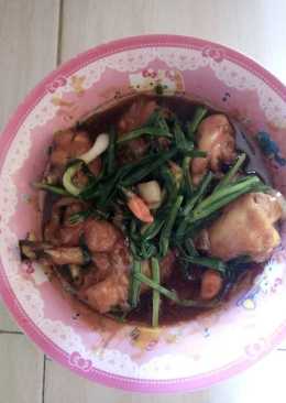 Ayam Kecap daun bawang