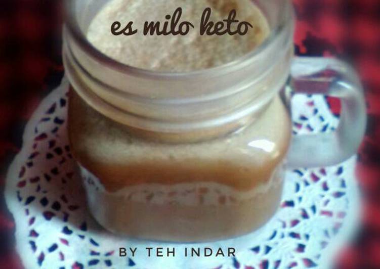 gambar untuk resep ES MILO KW ala keto