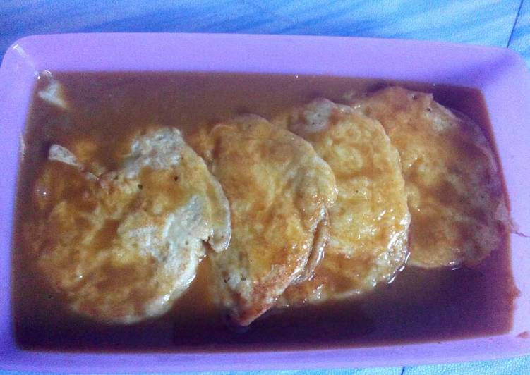 resep masakan Serabi kuah kinca (buat yg pemula dan anti gagal) takaran sendok