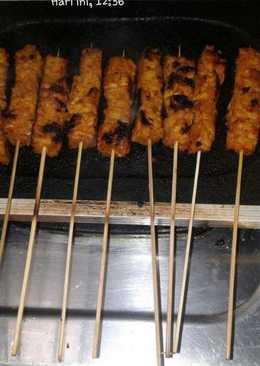 Sate tempe bumbu merah