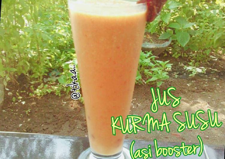 gambar untuk resep makanan Jus Kurma Susu (Asi Booster)