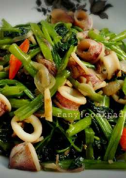 Tumis Kangkung Cumi Saus Tiram #SeninSemangat