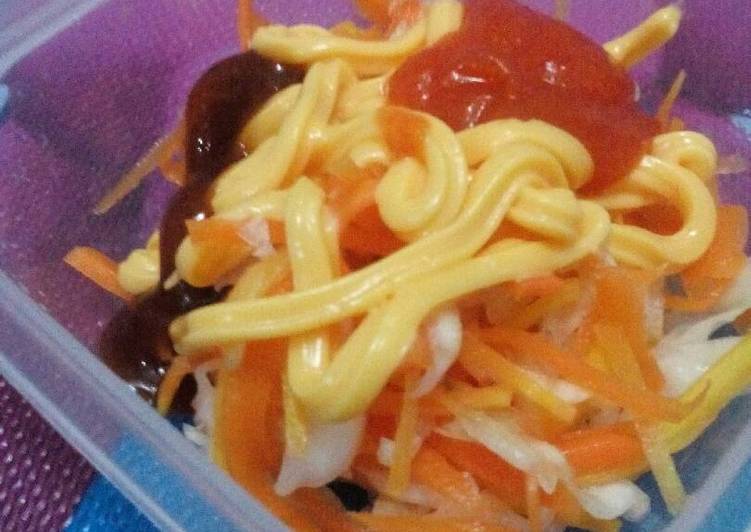 bahan dan cara membuat Salad Sayur