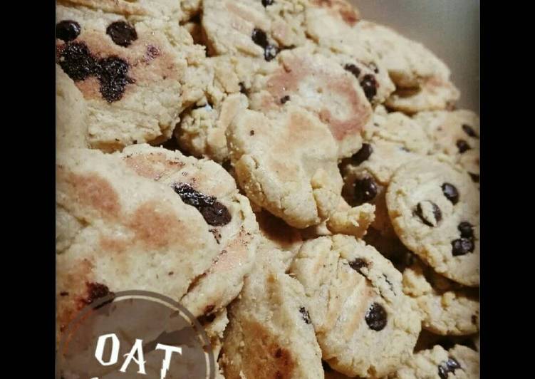 resep lengkap untuk Oat cookies teplon