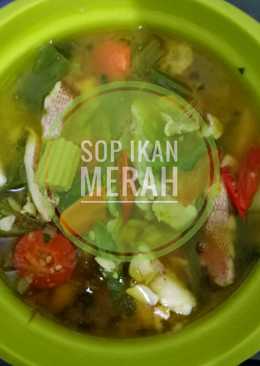 Sop ikan kakap merah