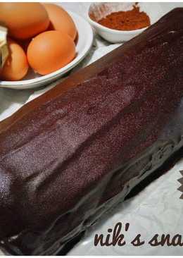 Flourless (no flour) chocolate roll cake #ketopad