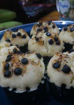 cupcake pisang keju kukus (no mixer)