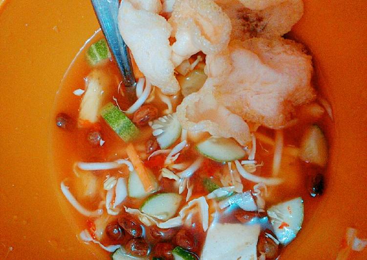 resep lengkap untuk Asinan sayur kuah bening