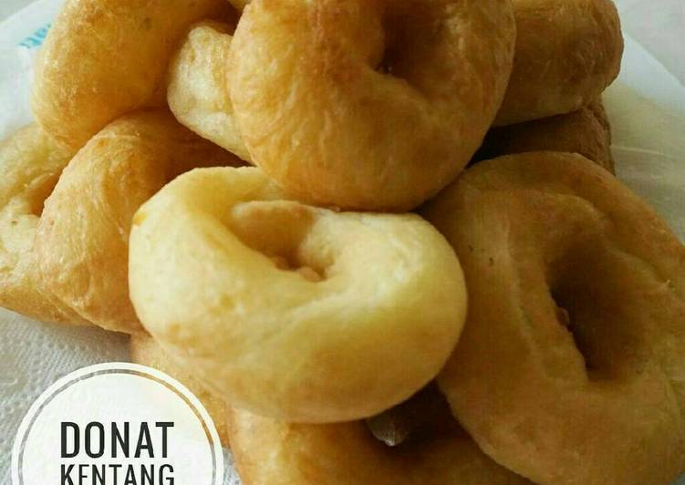 resep makanan Donat Kentang Menul-Menul