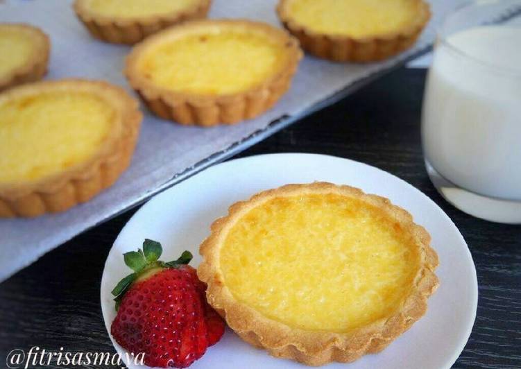 resep lengkap untuk Pie Susu Keju