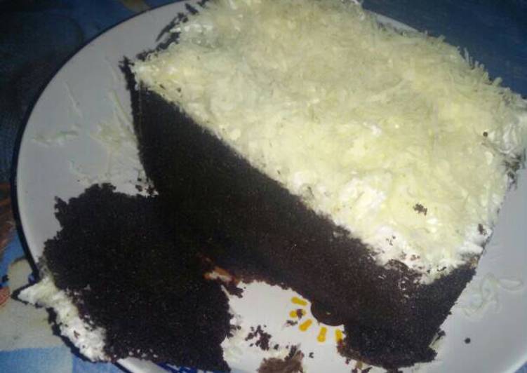 Resep Bolu ketan hitam panggang