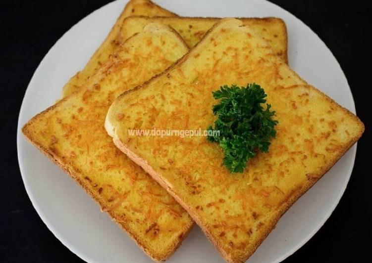 resep Homemade Cheese Baguette (roti tawar keju)