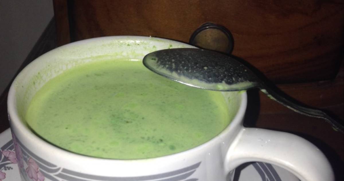 Resep Simply chic green tea creamy latte