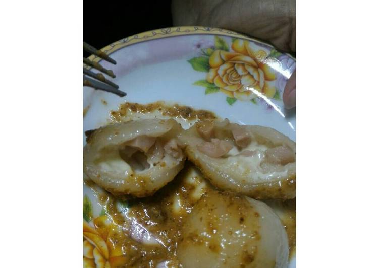 gambar untuk resep makanan Cilok Sosis Mozarela (bumbu kacang)