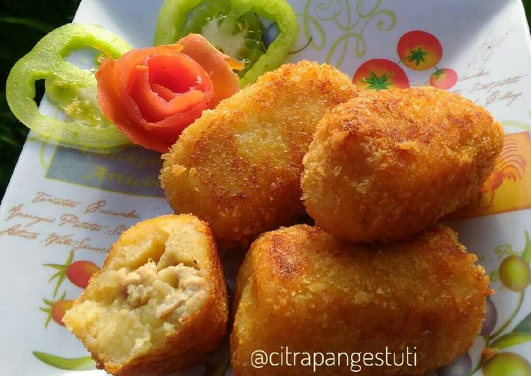 Resep Kroket kentang isi ayam Oleh Citra Pangestuti