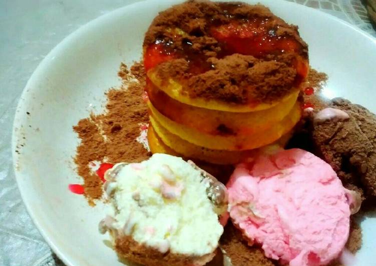 cara membuat Mini souffle japanese pancake special