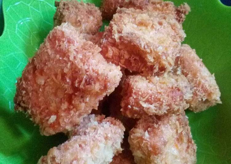 gambar untuk resep makanan Nugget Sosis Keju Tahu