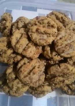 Oat cookies crunchy (no mixer no oven)