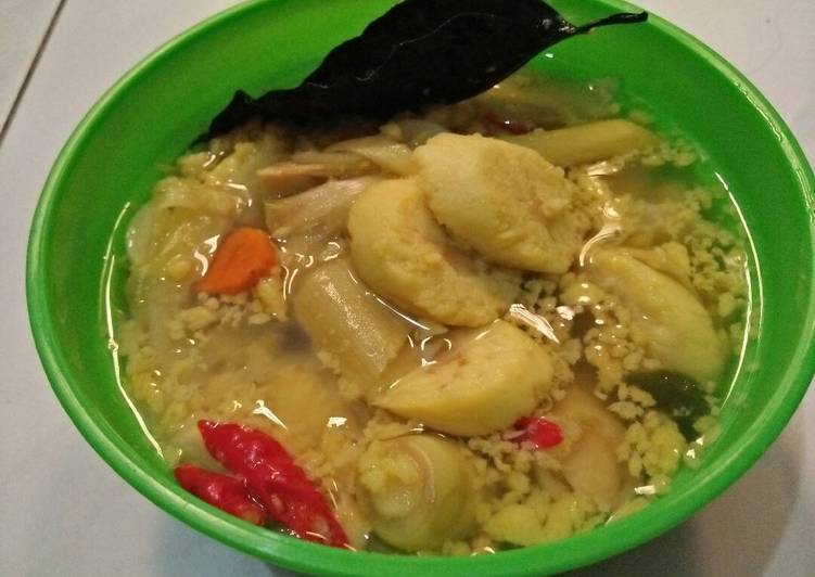 bahan dan cara membuat Pindang tumis tebu telur