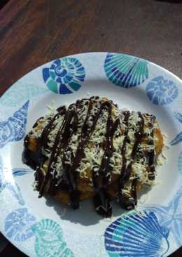 Pisang goreng gendut vla coklat