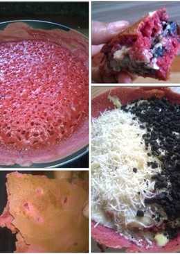 Martabak Red Velvet Cream Cheese Oreo