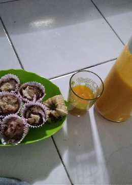 Bolu pisang coklat meses