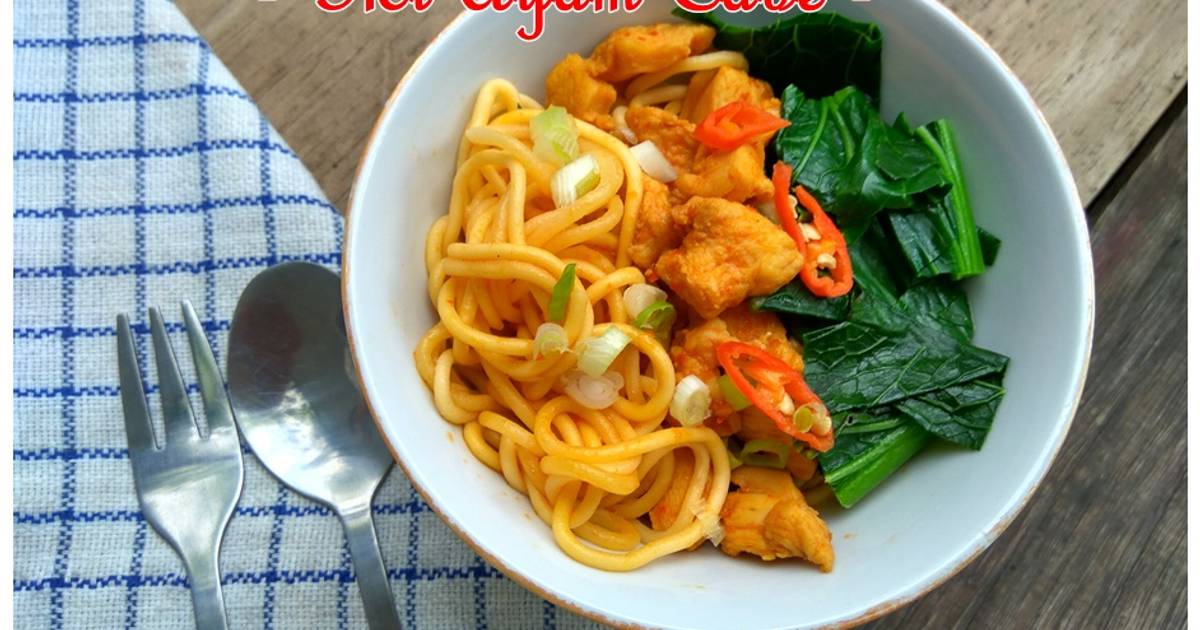 750 resep mie ayam cabe enak dan sederhana - Cookpad