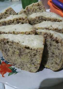 Bolu pisang keju kukus no mixer
