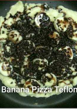 Choco banan pizza teflon