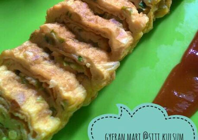 resep masakan Gyeran mari (menu DEBM)