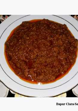 Daging sate garo (Manado food)