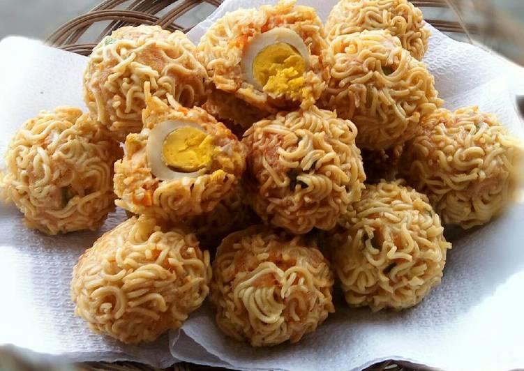 resep makanan Bola Tahu balur mi