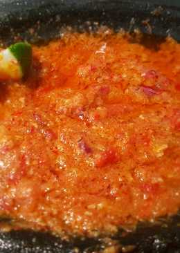 Sambel ala Pecel Lele Lamongan