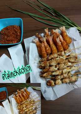 Sate taichan dan ebi furai