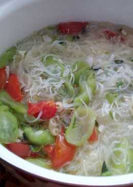 Sayur oyong bihun manjað