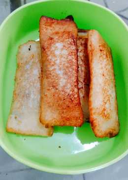 Roti isi coklat sederhana