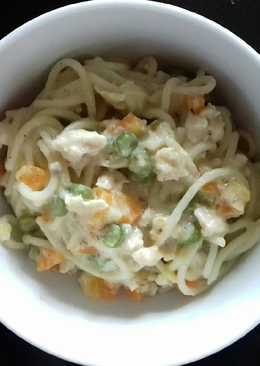 Spagethi Carbonara Sayuran *menu balita